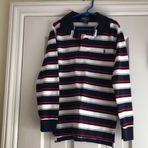 Boys long sleeve polo shirt
